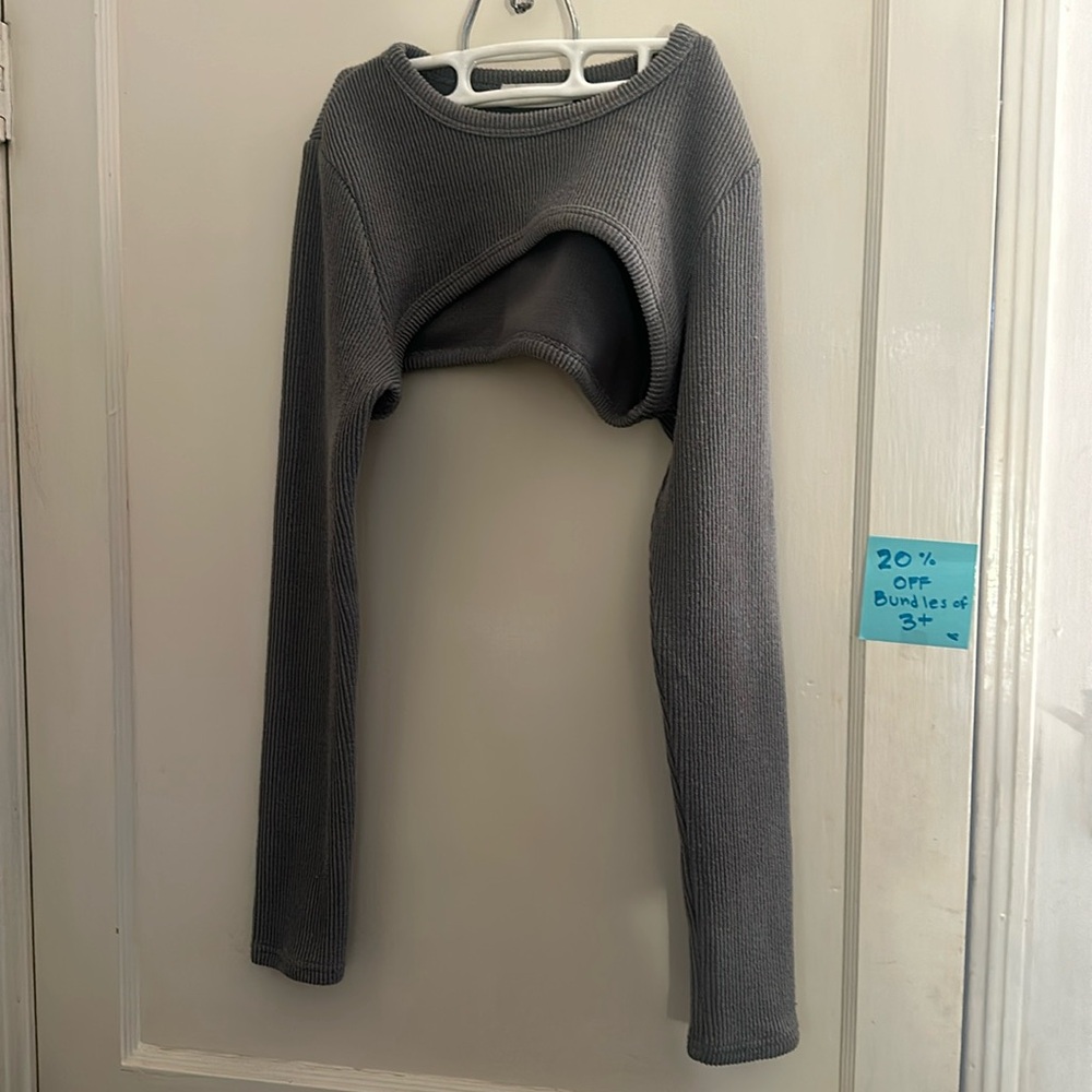 Grey bolero